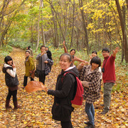 短期留学生を連れて紅葉を見に出かけました 写真2